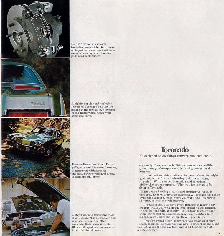 1972 Oldsmobile Full-Line Brochure Page 23